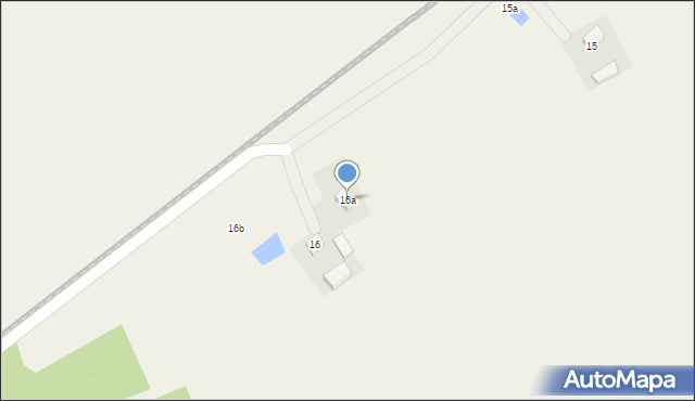 Pinczyn, Ciska, 16a, mapa Pinczyn