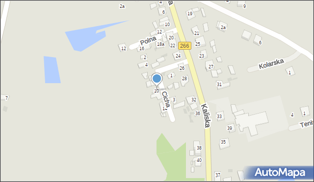 Piotrków Kujawski, Cicha, 10, mapa Piotrków Kujawski
