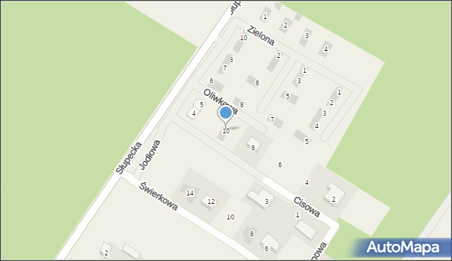 Piotrowice, Cisowa, 10, mapa Piotrowice