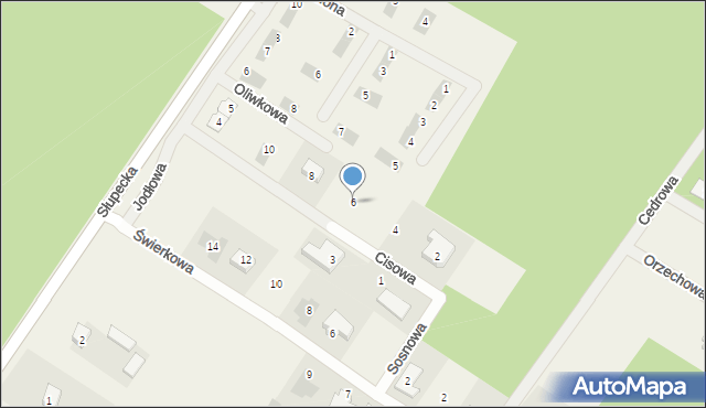 Piotrowice, Cisowa, 6, mapa Piotrowice