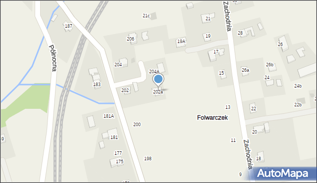 Pogwizdów, Cieszyńska, 202a, mapa Pogwizdów