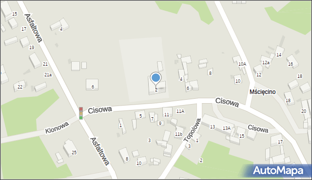 Police, Cisowa, 2, mapa Police