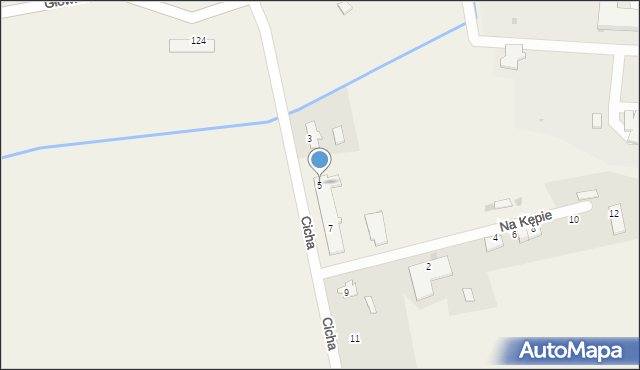 Pruchna, Cicha, 5, mapa Pruchna