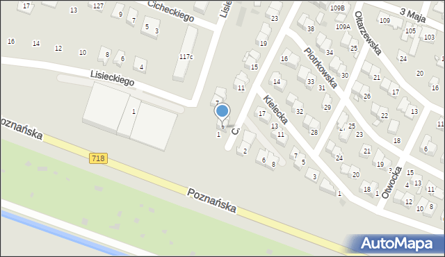 Pruszków, Ciechanowska, 3, mapa Pruszków