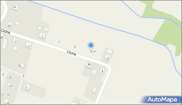 Radziwiłłów, Cicha, 7, mapa Radziwiłłów