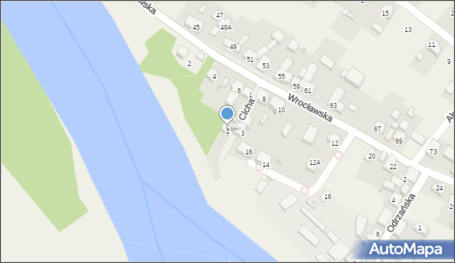 Ratowice, Cicha, 2, mapa Ratowice