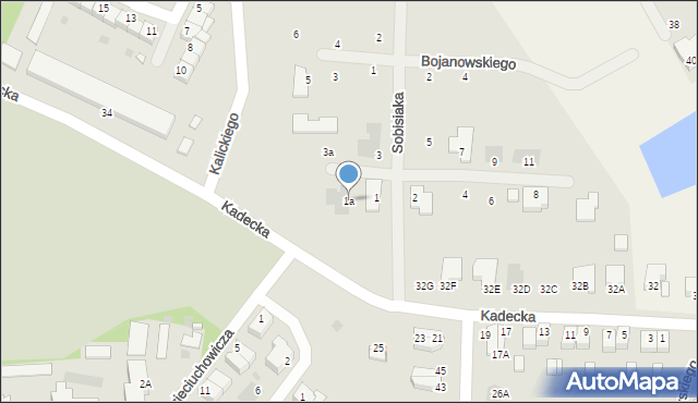 Rawicz, Cieplińskiego-Pługa Łukasza, 1a, mapa Rawicz