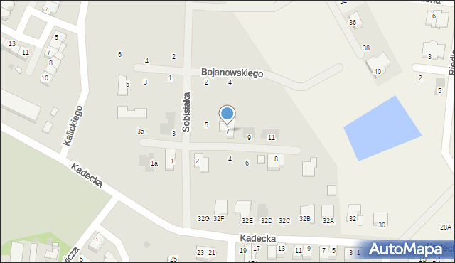 Rawicz, Cieplińskiego-Pługa Łukasza, 7, mapa Rawicz
