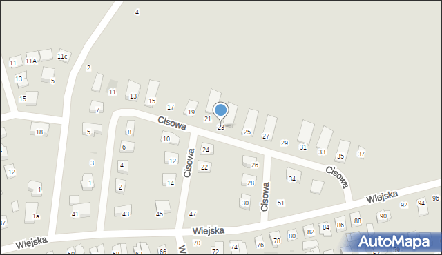 Reda, Cisowa, 23, mapa Reda
