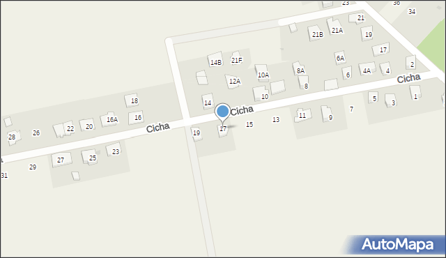 Rembelszczyzna, Cicha, 17, mapa Rembelszczyzna