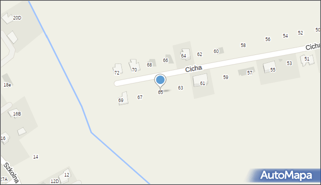 Rembelszczyzna, Cicha, 65, mapa Rembelszczyzna