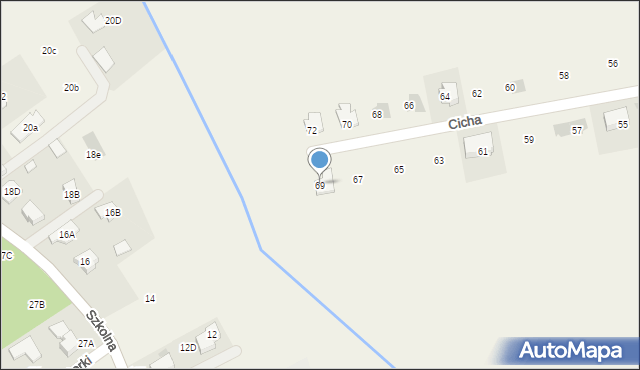 Rembelszczyzna, Cicha, 69, mapa Rembelszczyzna