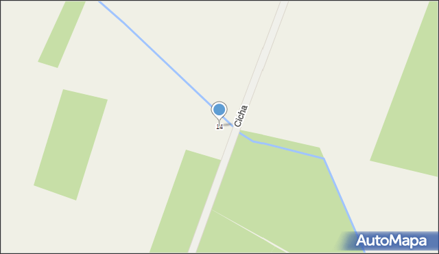 Równe, Cicha, 14, mapa Równe