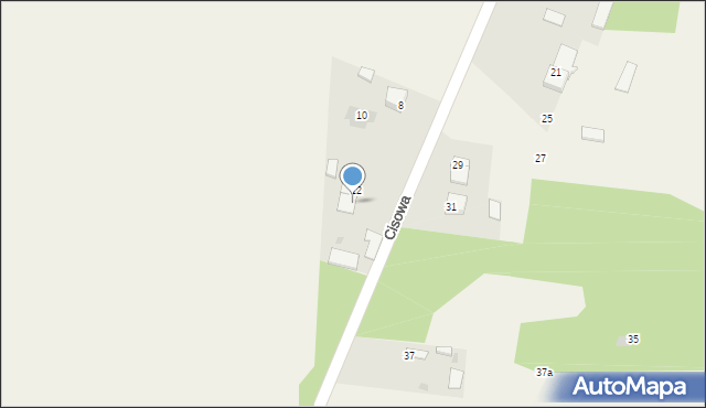 Rożki, Cisowa, 14, mapa Rożki