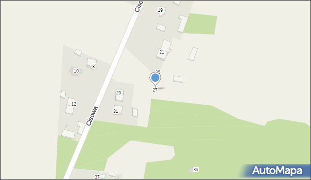 Rożki, Cisowa, 27, mapa Rożki