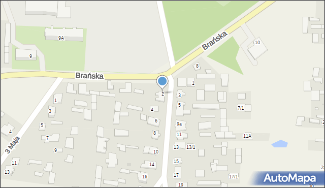 Rudka, Ciechanowiecka, 2, mapa Rudka