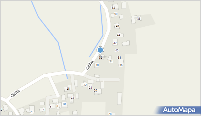 Rusocice, Cicha, 32, mapa Rusocice