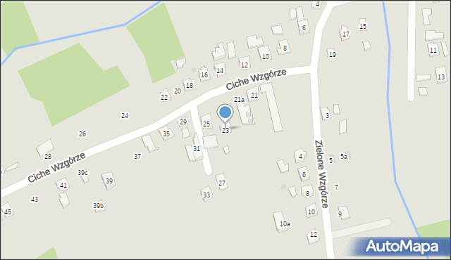 Rzeszów, Ciche Wzgórze, 23, mapa Rzeszów