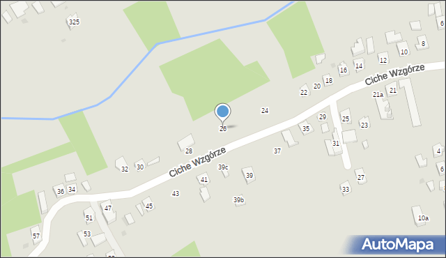 Rzeszów, Ciche Wzgórze, 26, mapa Rzeszów