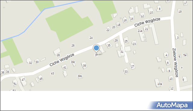 Rzeszów, Ciche Wzgórze, 37, mapa Rzeszów