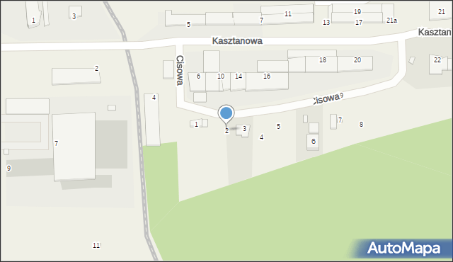 Skarbimierz-Osiedle, Cisowa, 2, mapa Skarbimierz-Osiedle