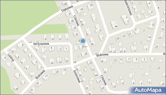 Skarszewy, Cisowa, 27, mapa Skarszewy