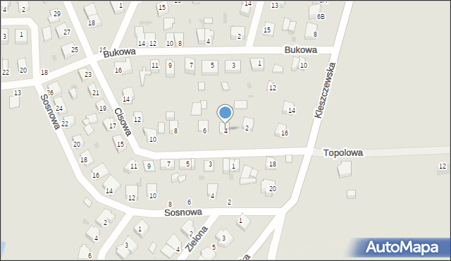 Skarszewy, Cisowa, 4, mapa Skarszewy