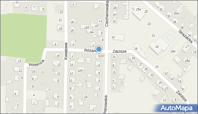 Soboklęszcz, Ciechanowska, 7, mapa Soboklęszcz