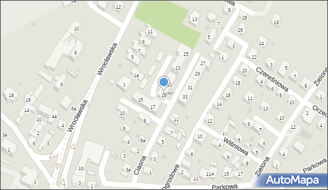 Sobótka, Ciasna, 19, mapa Sobótka