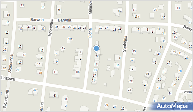 Solec Kujawski, Cicha, 5, mapa Solec Kujawski