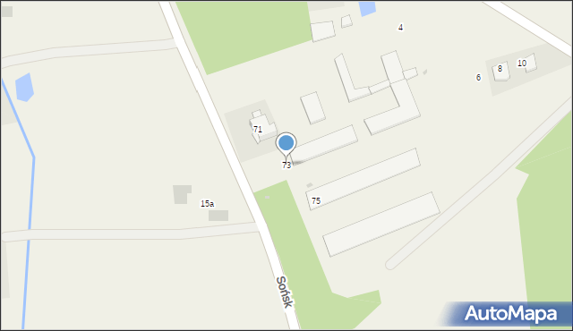 Sońsk, Ciechanowska, 73, mapa Sońsk