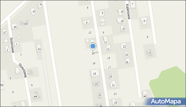 Stare Miasto, Cisowa, 14, mapa Stare Miasto