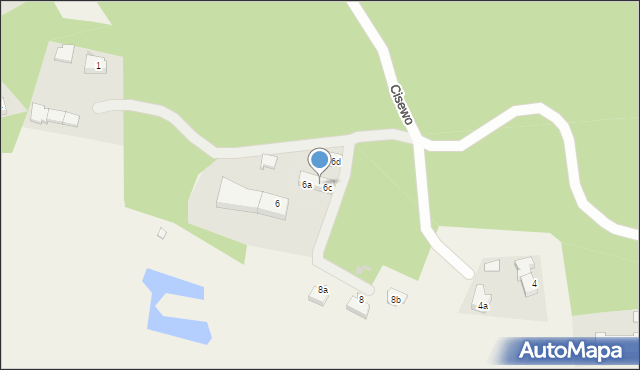 Stegna, Cisewo, 6b, mapa Stegna