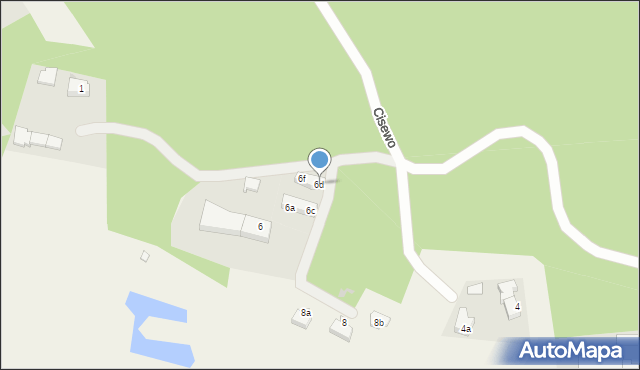 Stegna, Cisewo, 6d, mapa Stegna