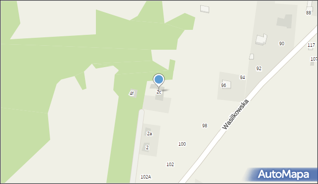 Studzianki, Ciesielska, 2c, mapa Studzianki