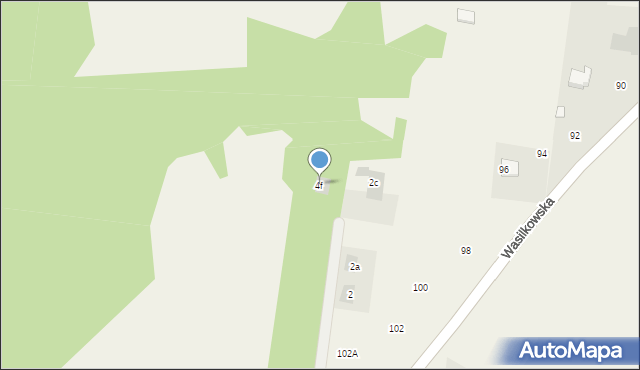 Studzianki, Ciesielska, 4f, mapa Studzianki