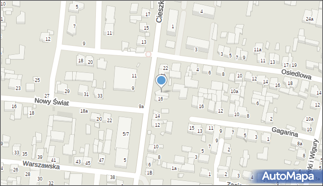 Swarzędz, Cieszkowskiego Augusta, 18, mapa Swarzędz