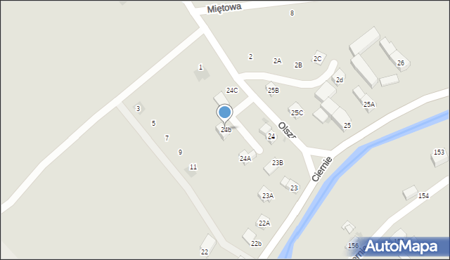 Świebodzice, Ciernie, 24b, mapa Świebodzice