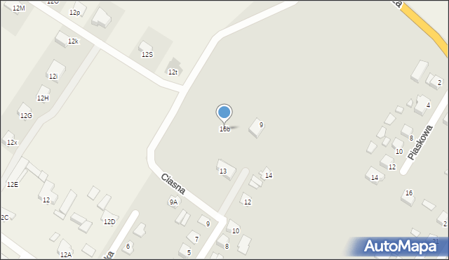 Szczytno, Ciasna, 16b, mapa Szczytno