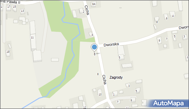 Tuczempy, Cicha, 6, mapa Tuczempy