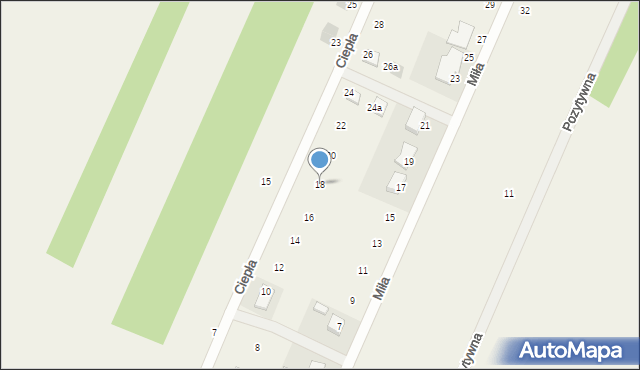 Tumlin-Podgród, Ciepła, 18, mapa Tumlin-Podgród