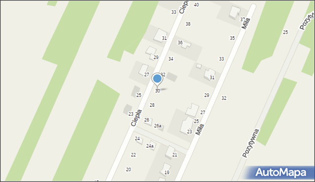 Tumlin-Podgród, Ciepła, 30, mapa Tumlin-Podgród