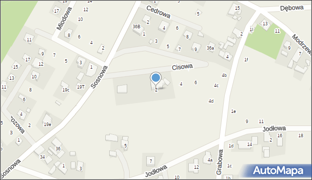 Turawa, Cisowa, 2, mapa Turawa