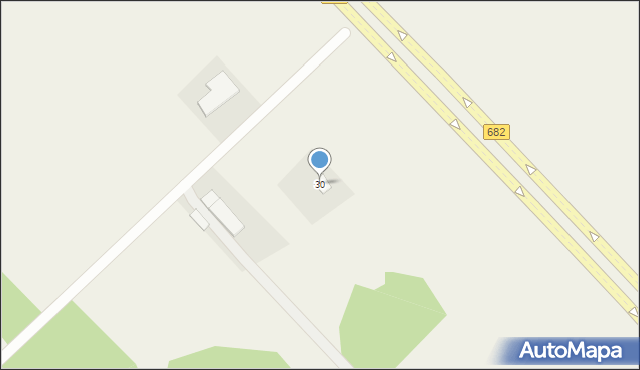 Uhowo, Cicha, 30, mapa Uhowo