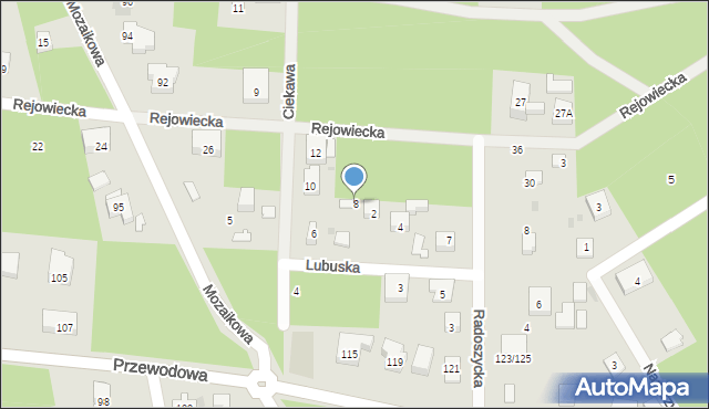 Warszawa, Ciekawa, 8, mapa Warszawy