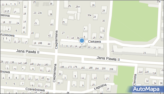 Warszawa, Ciekawa, 20, mapa Warszawy