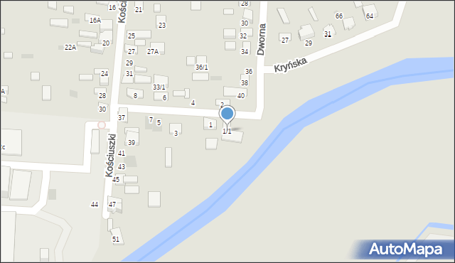 Wasilków, Ciemna, 1/1, mapa Wasilków