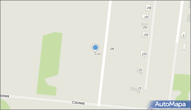 Wasilków, Cisowa, 8b, mapa Wasilków