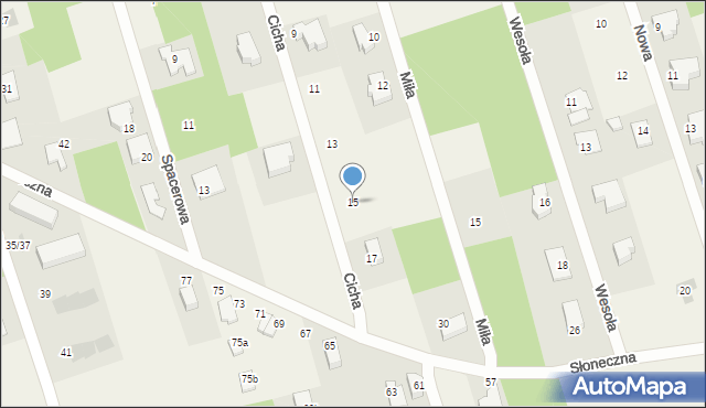 Wierzchowisko, Cicha, 15, mapa Wierzchowisko