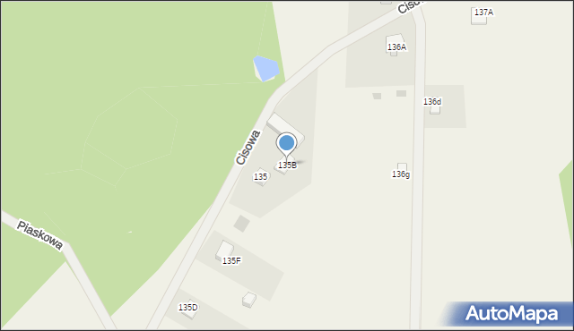 Wierzchucino, Cisowa, 12, mapa Wierzchucino